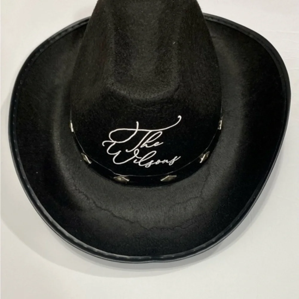 LADIES OR MANS BLACK COWBOY HAT